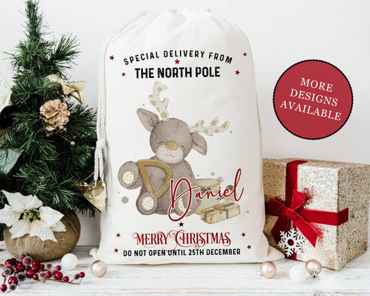 LARGE Personalised Santa Sack