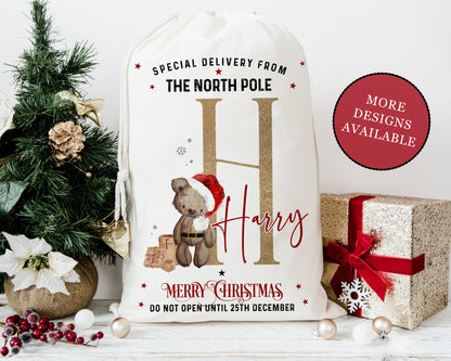 LARGE Personalised Santa Sack