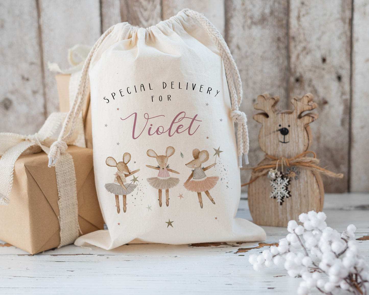 XL Luxury Santa Sack - Nutcracker Ballet Design