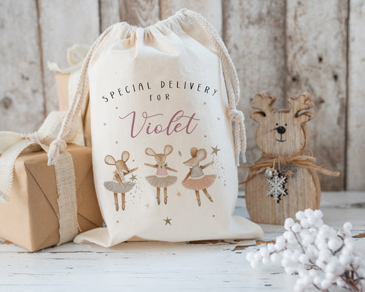 XL Luxury Santa Sack - Nutcracker Ballet Design