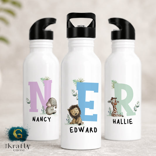 Safari Initial Water Bottle