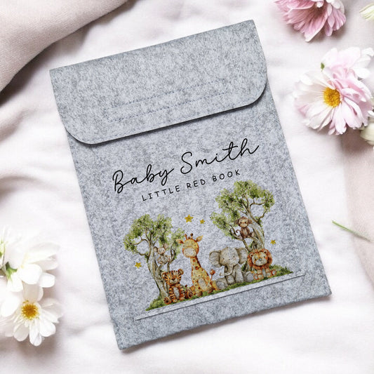 Safari Animals Design - Little Red Book Holder