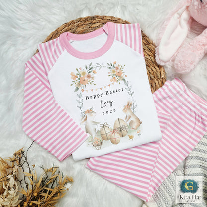 Easter Pyjamas - Vintage Wreath Design
