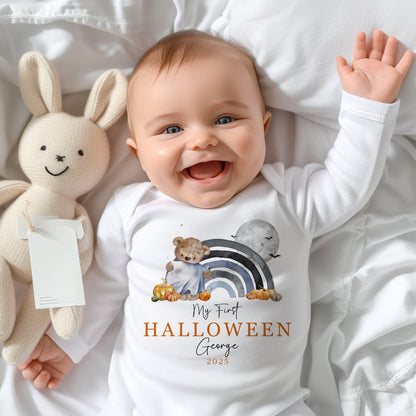 My First Halloween - Bear Rainbow Design