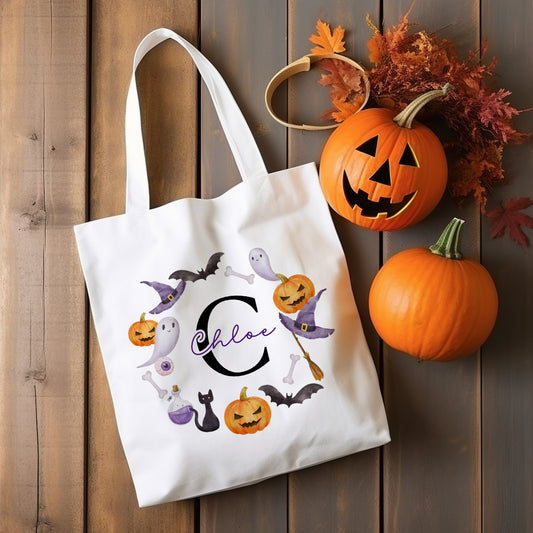Halloween Bag - Monogram Wreath