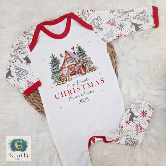 Christmas Bunny Design - My First Christmas