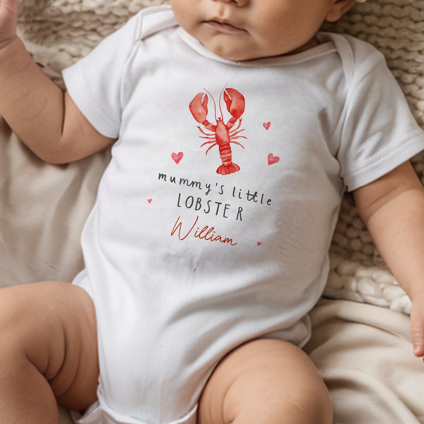 Mummy's Little Lobster - Sleepsuit Romper - Vest - T-Shirt - Sweater
