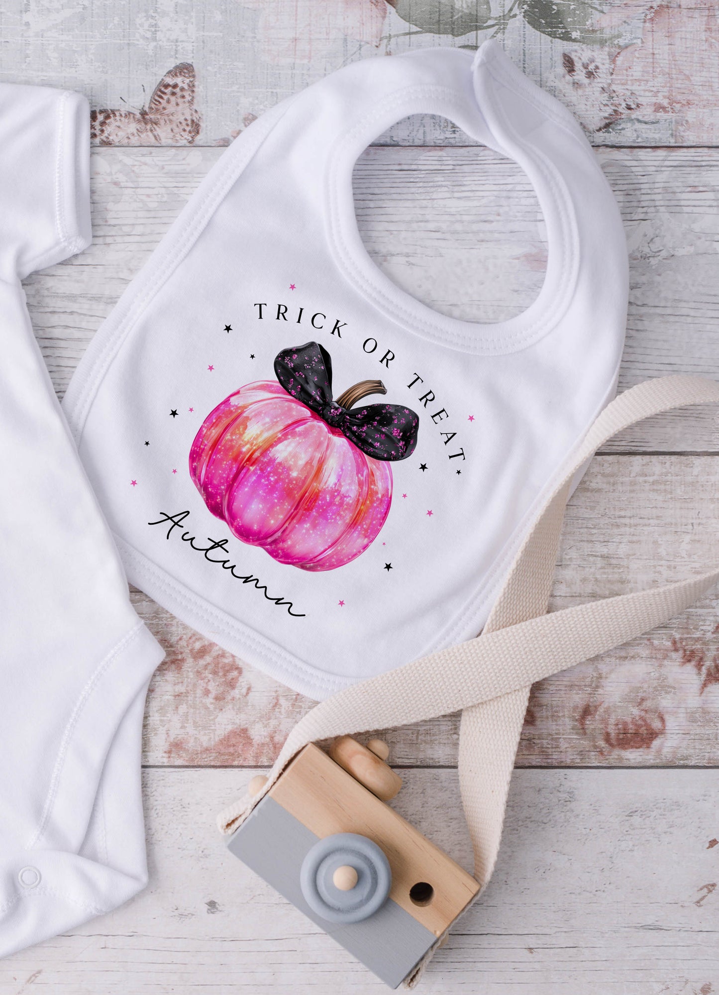 Pink Pumpkin Baby Outfit