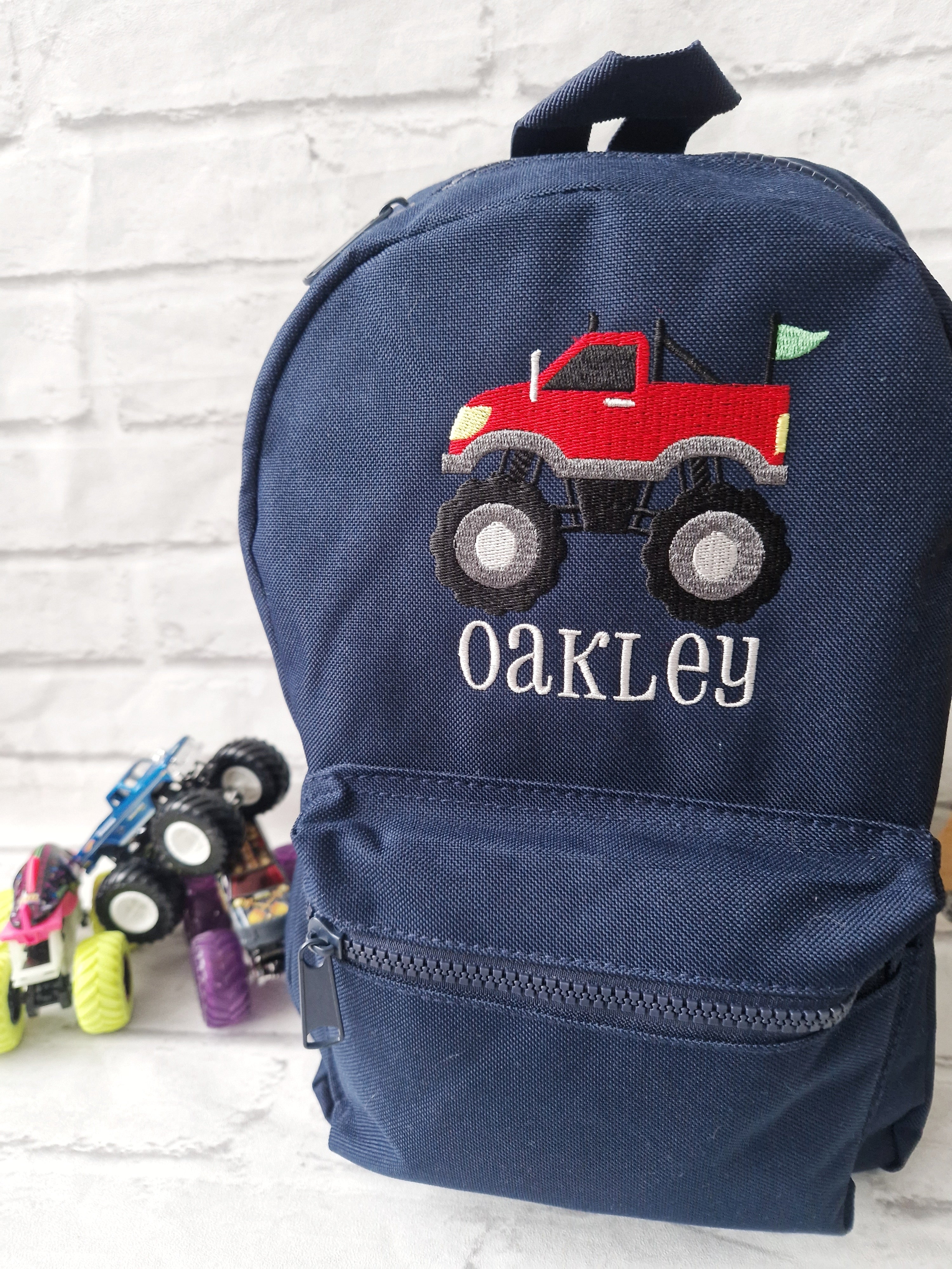 Monster truck outlet book bag