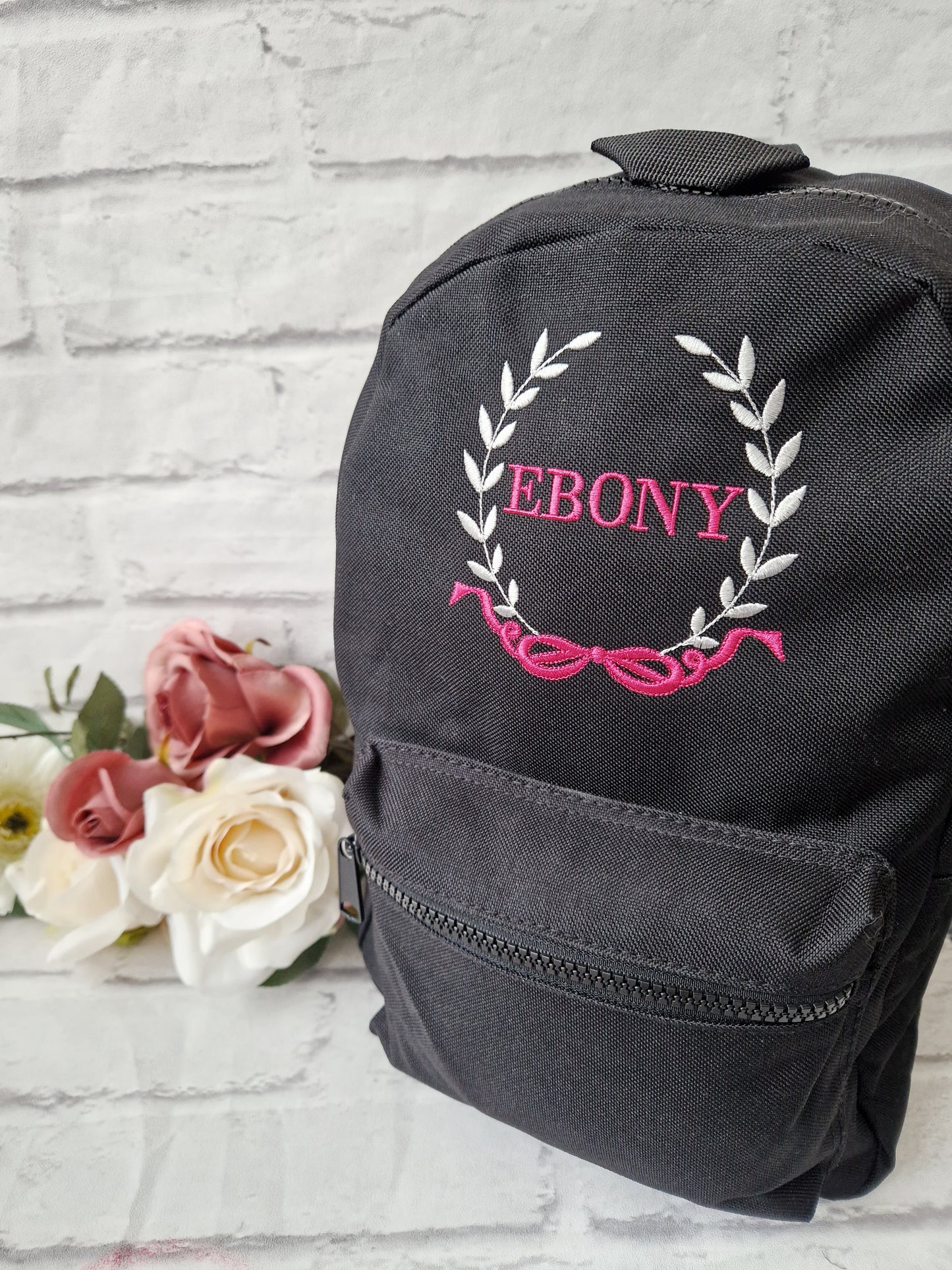 Monogram Wreath Backpack