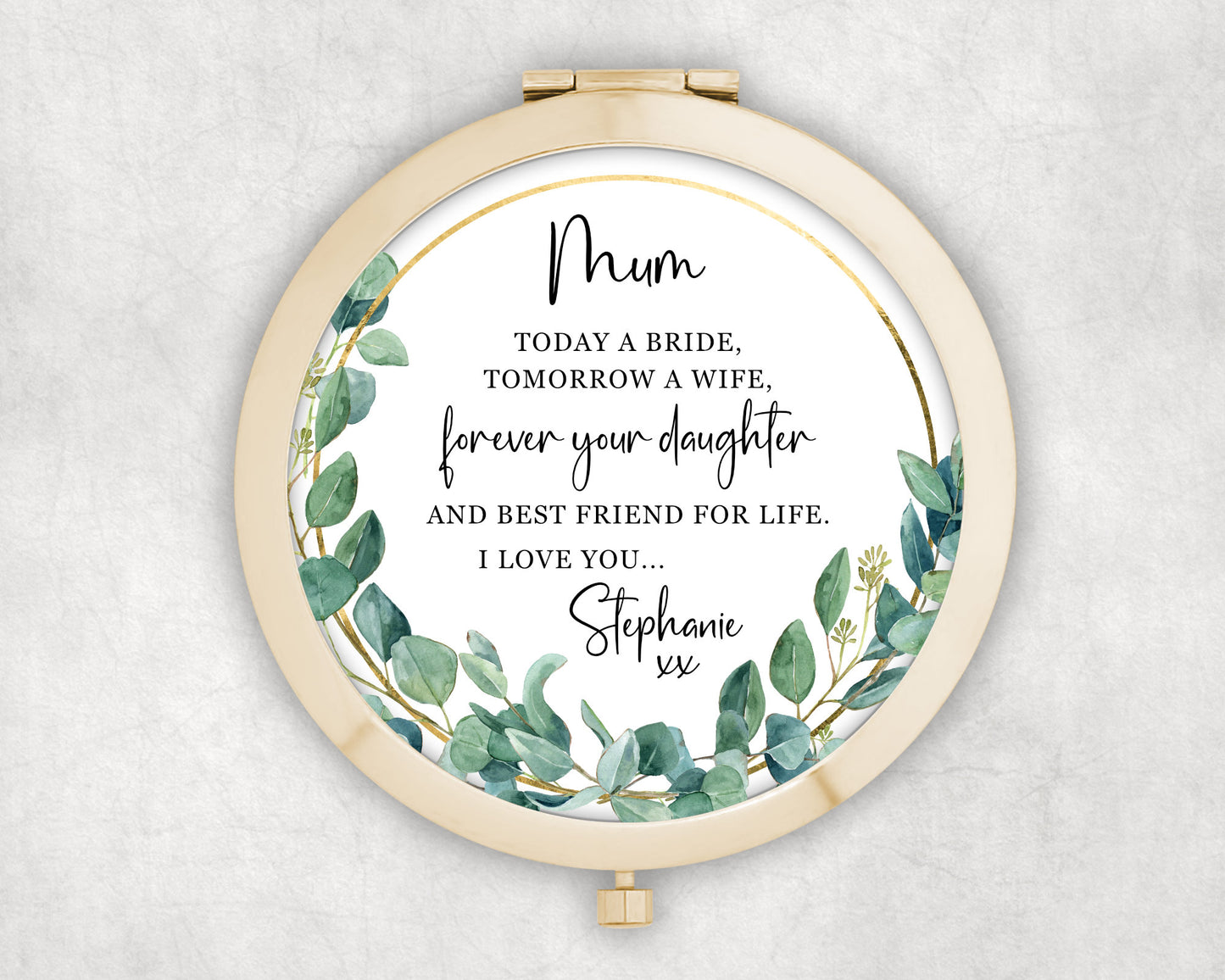 Mother of the Bride Compact Mirror