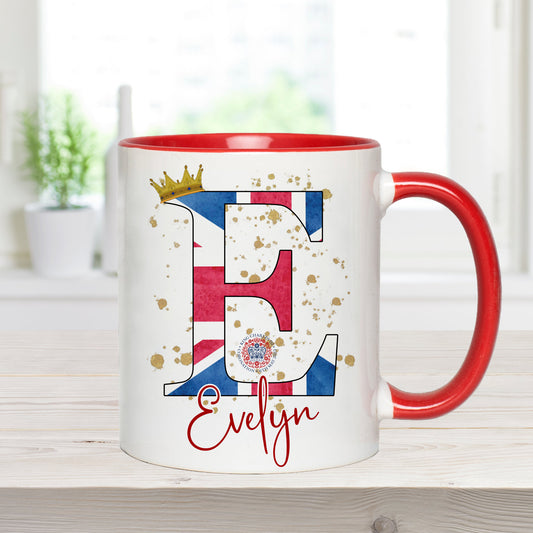 Union Jack Letter Coronation Mug