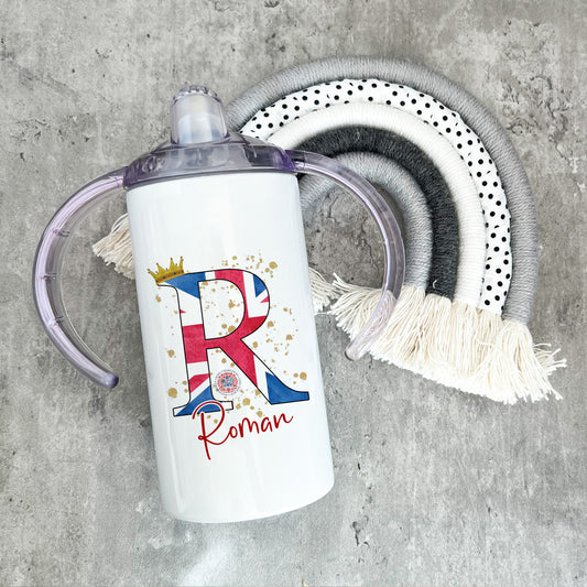 Union Jack Alphabet Coronation Sippy Cup