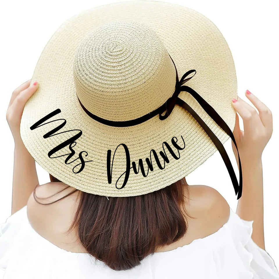 Straw Beach Sun Hat