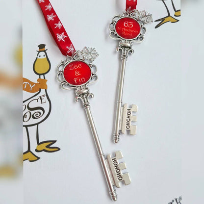 Personalised Metal Santa Key