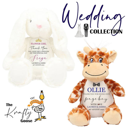 Personalised Wedding Soft Toy