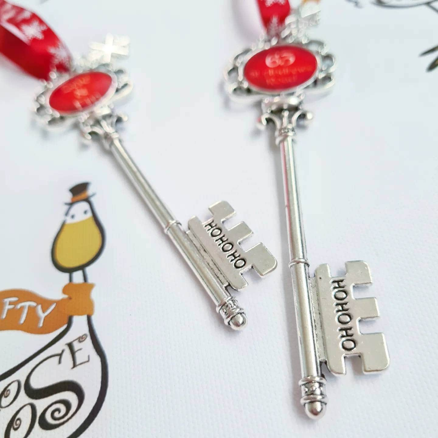 Personalised Metal Santa Key