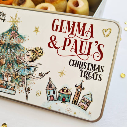 Christmas Metal Tin - Nutcracker Design