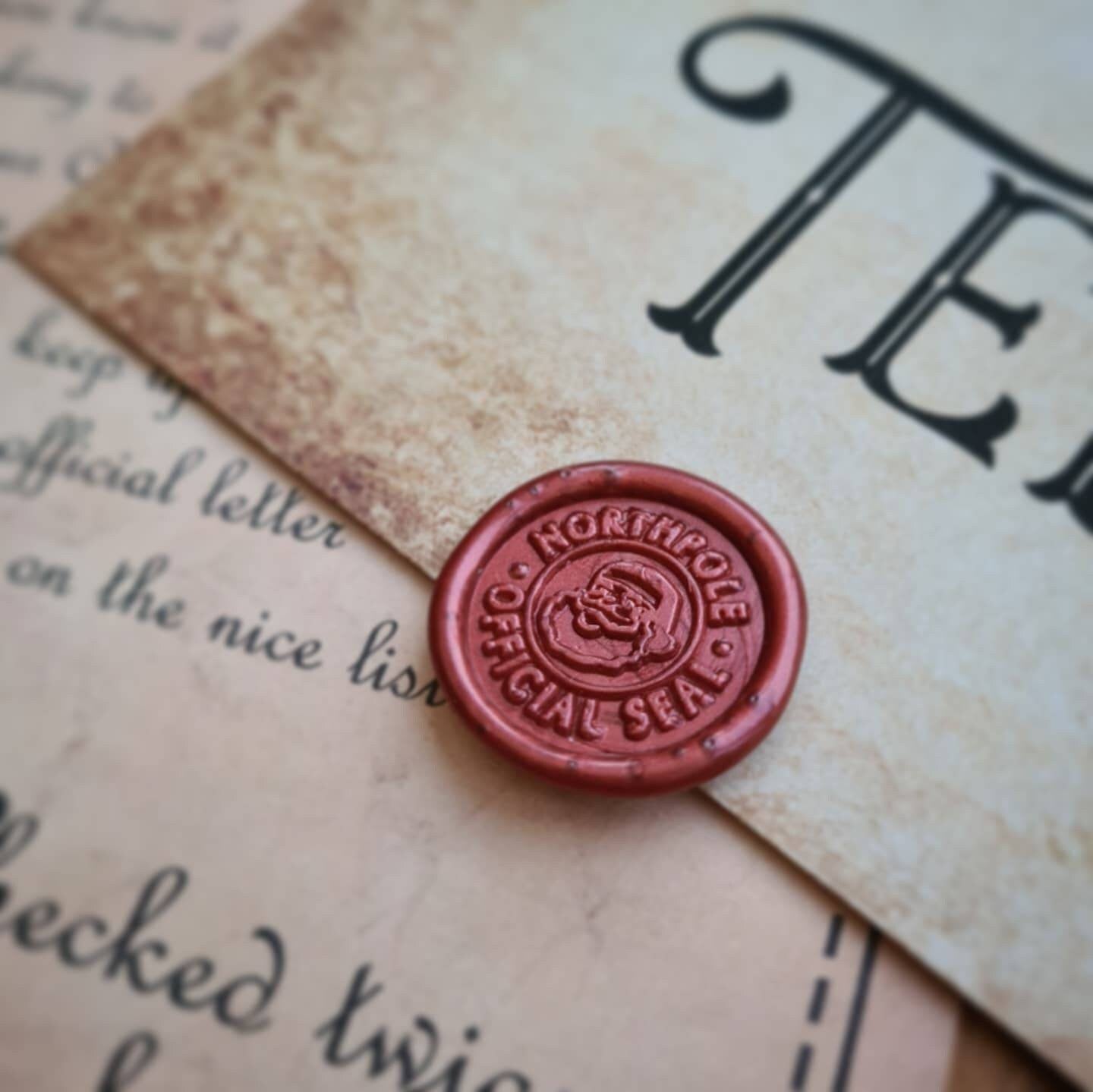 Personalised Vintage Santa Letter with Real Wax Seal