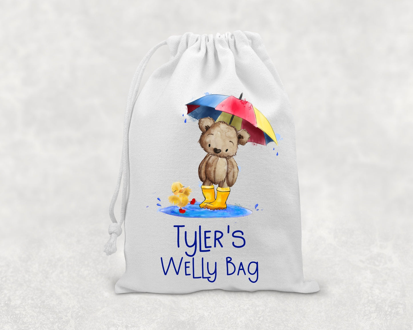 Personalised Wet Clothes Bag | Potty Training Aid | Baby Bag Accessory | Wet Clothing | Swimming Bag