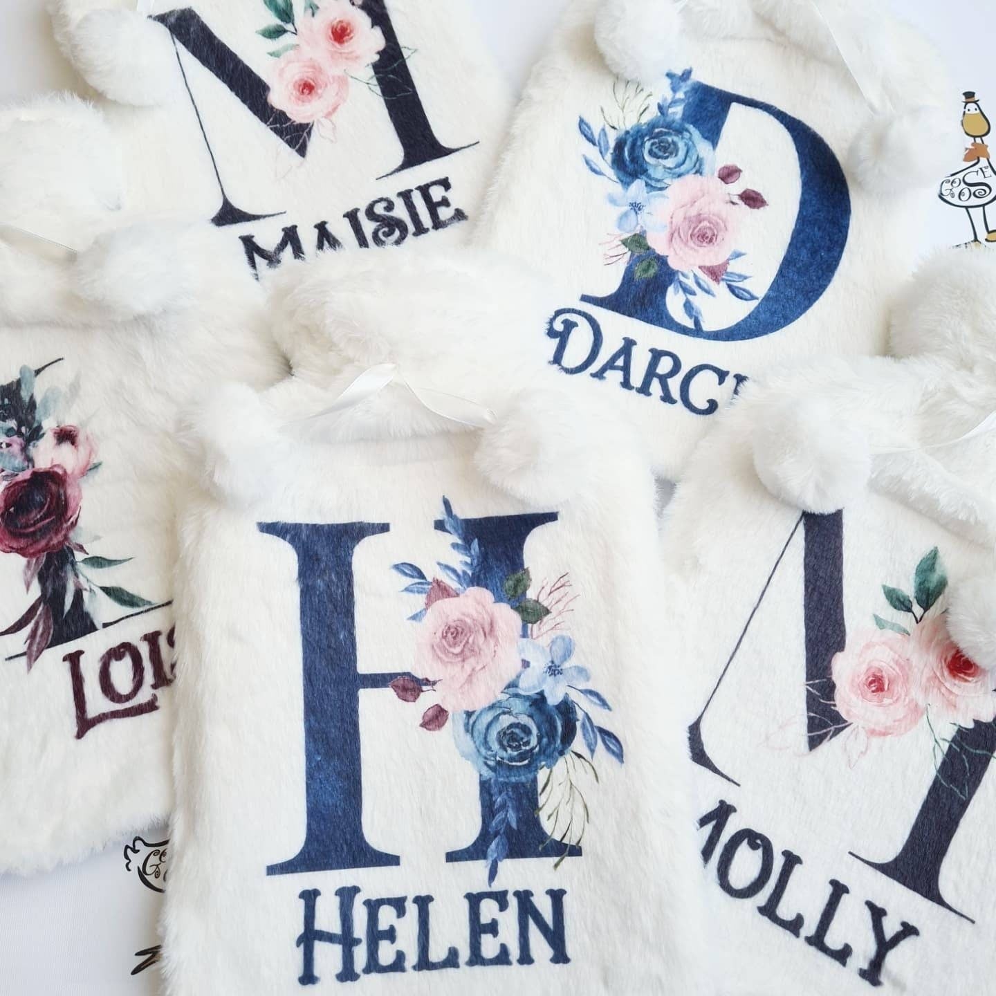 Personalised Hot Water Bottle, Nutcracker Christmas Gift Idea for Her or Him, Watercolour Design, Stocking Filler, Christmas Eve Box Idea
