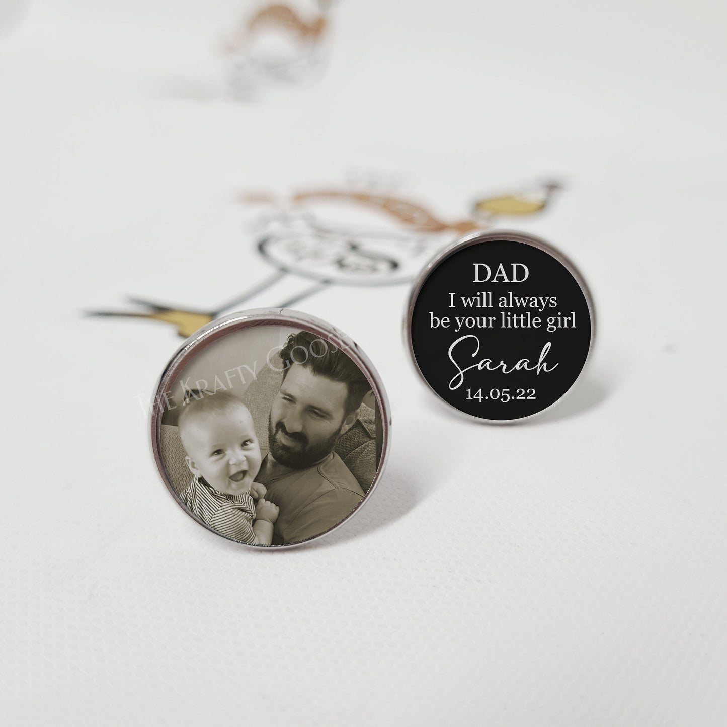 Personalised Cufflinks - Any Words