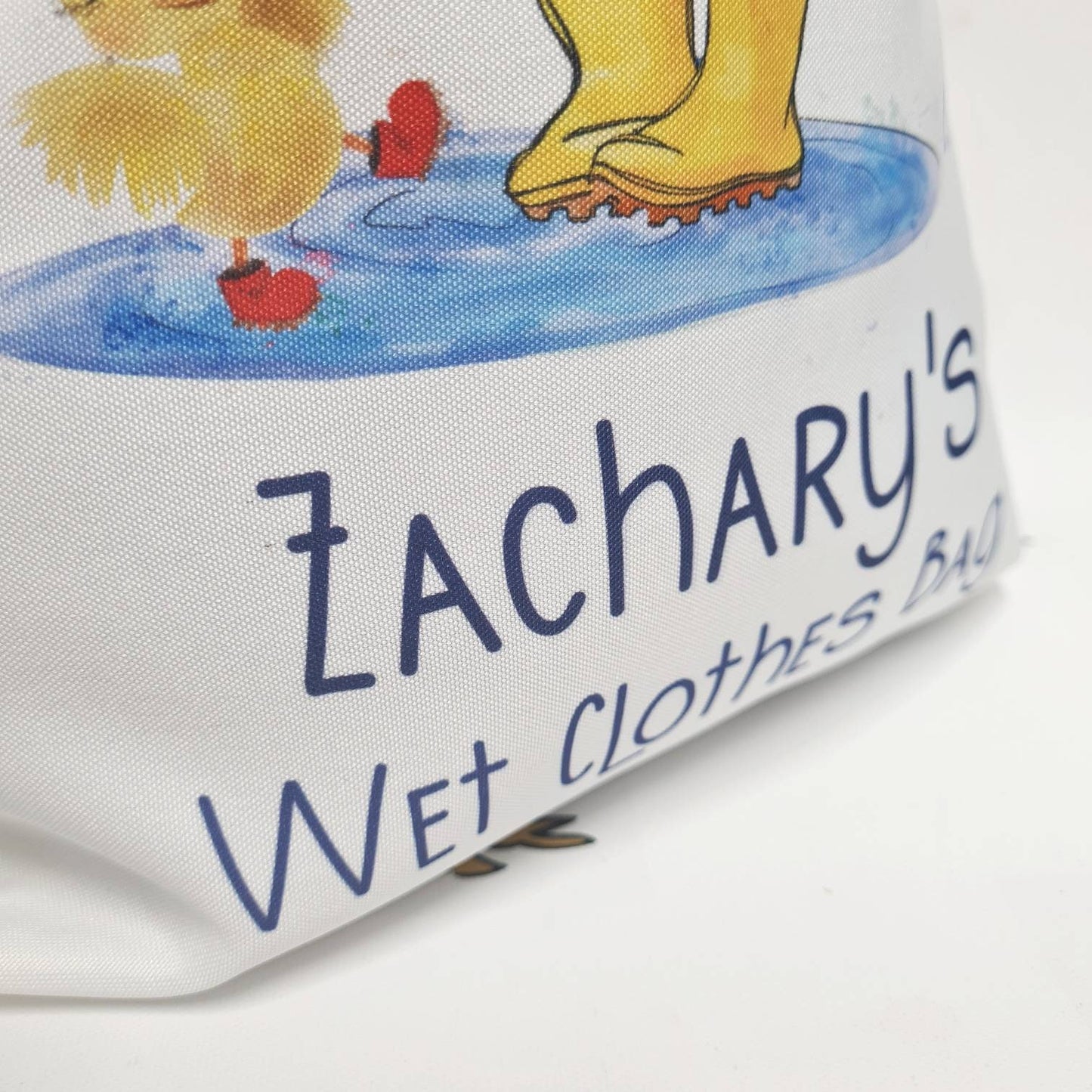 Personalised Wet Clothes Bag | Potty Training Aid | Baby Bag Accessory | Wet Clothing | Swimming Bag