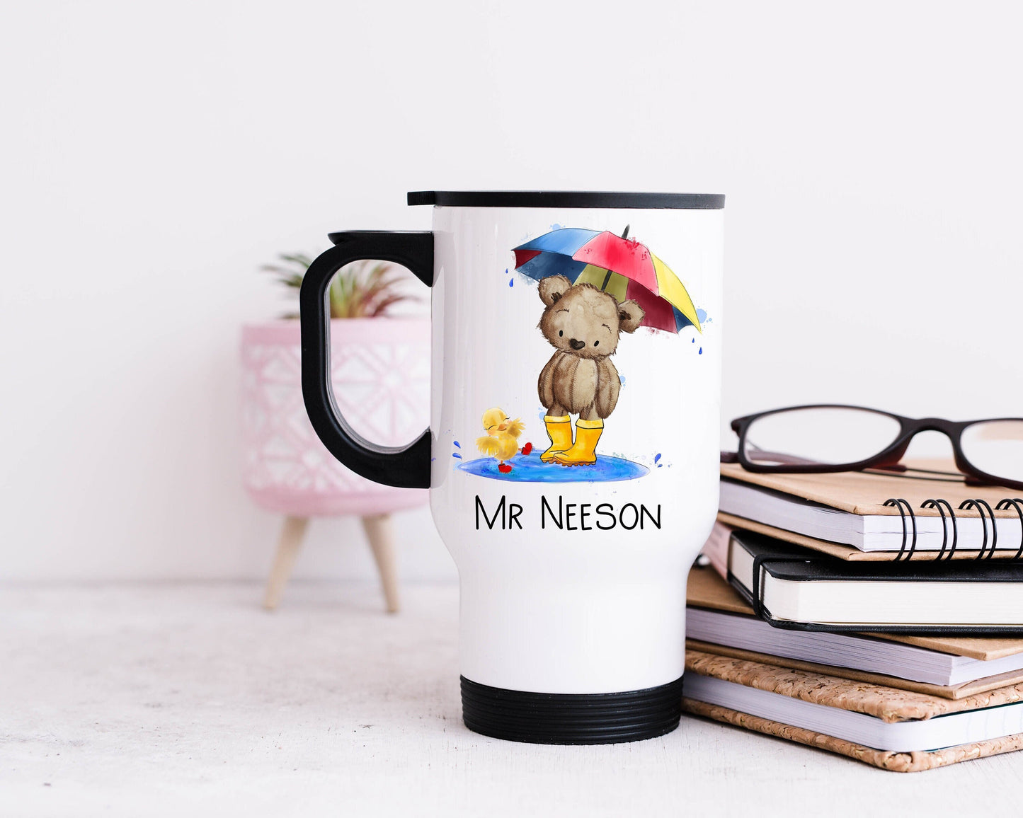 Teacher Travel Mug | Personalised Teacher Gift | Teacher Presents | Thank You Teachers | Gifts for End of Term | Nursery Gifts Presents