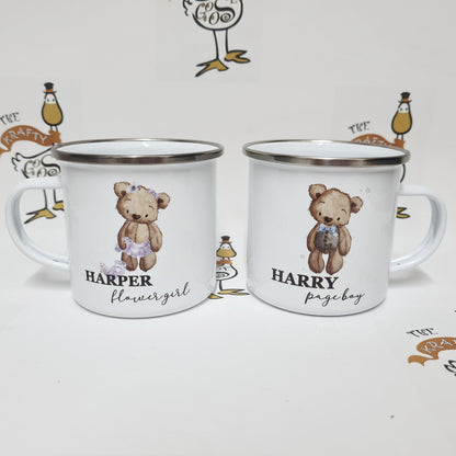 Flower Girl / Page Boy Enamel Mugs