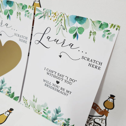 Bridesmaid Proposal - Scratch Card