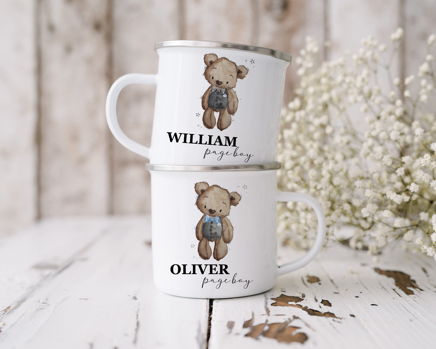 Flower Girl / Page Boy Enamel Mugs