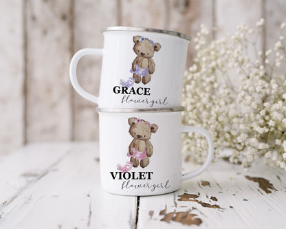 Flower Girl / Page Boy Enamel Mugs