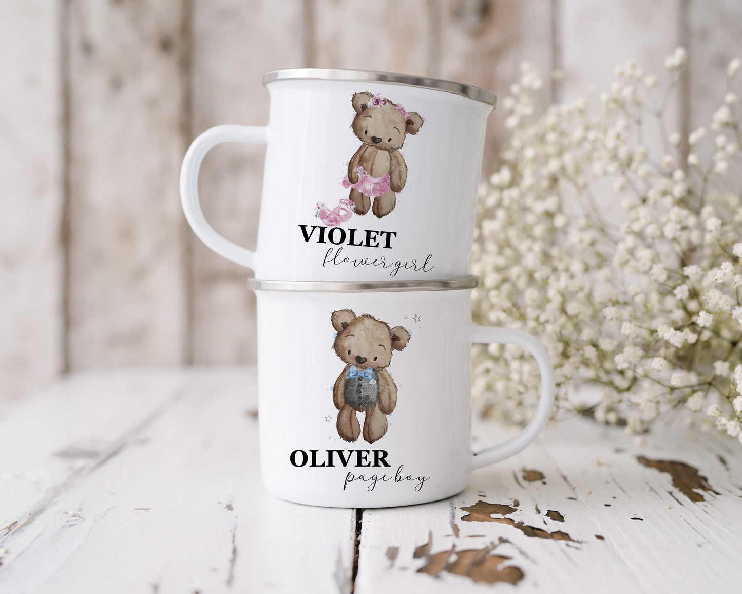 Flower Girl / Page Boy Enamel Mugs