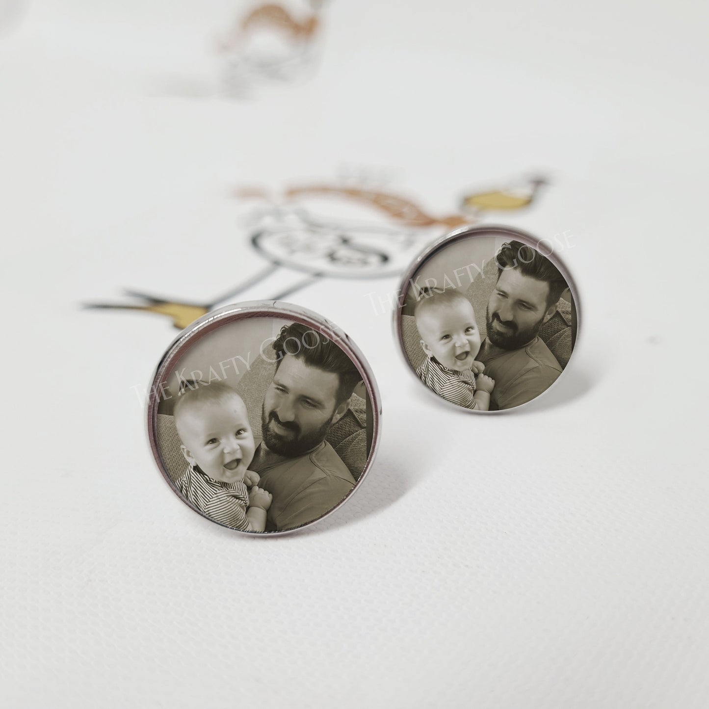 Personalised Cufflinks - Any Words