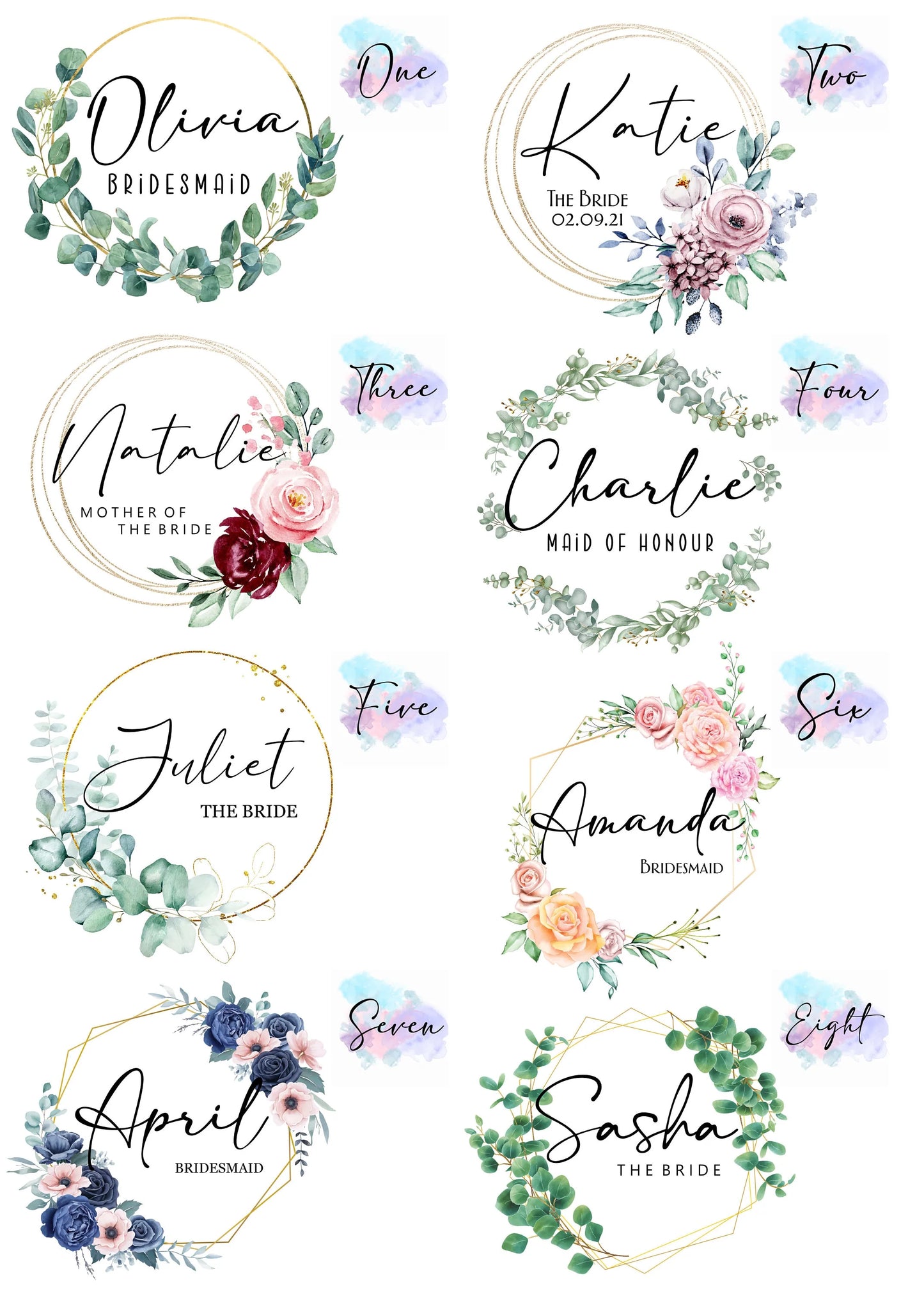 Personalised Bridal PJs / Pyjamas - Short