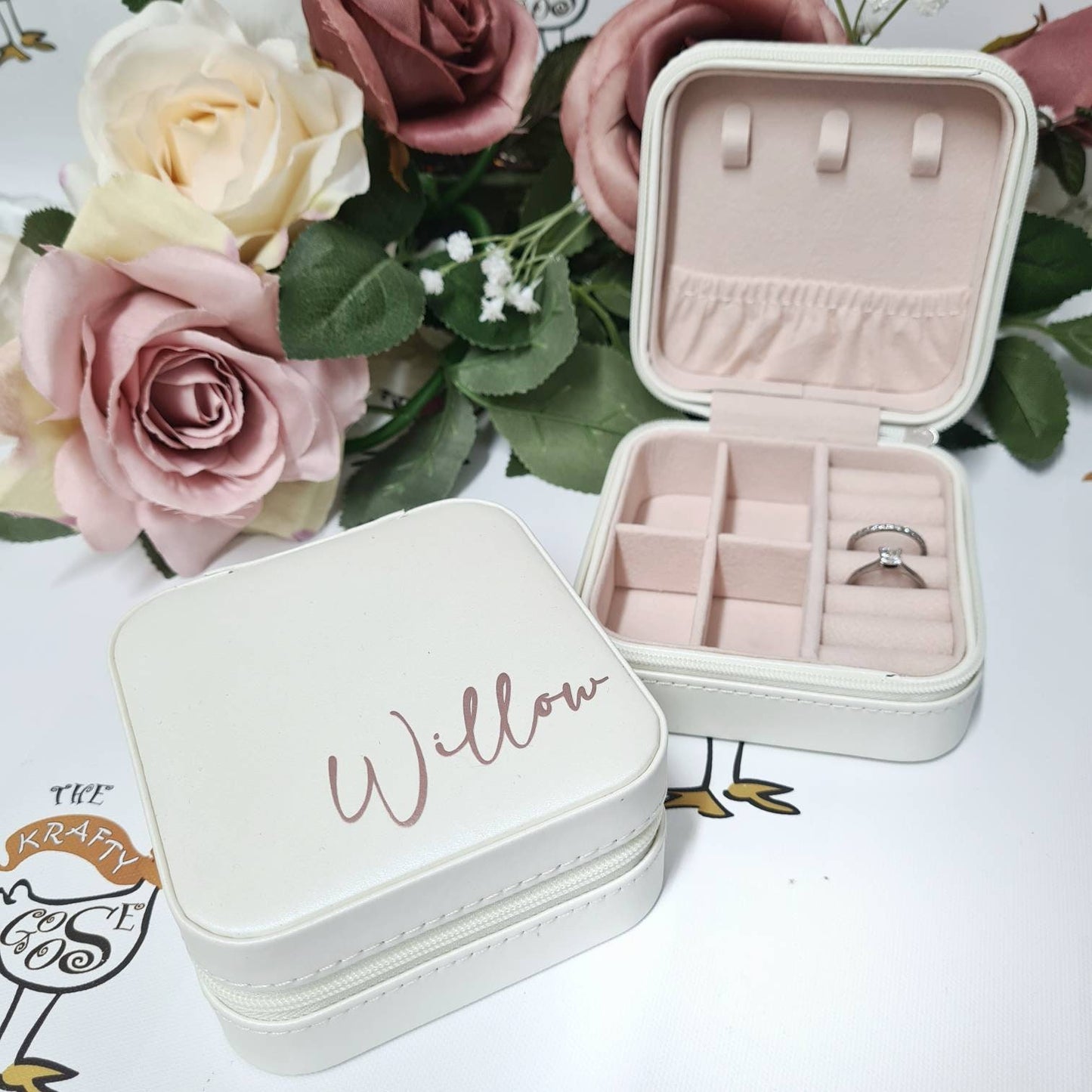 Personalised Travel Jewellery Box