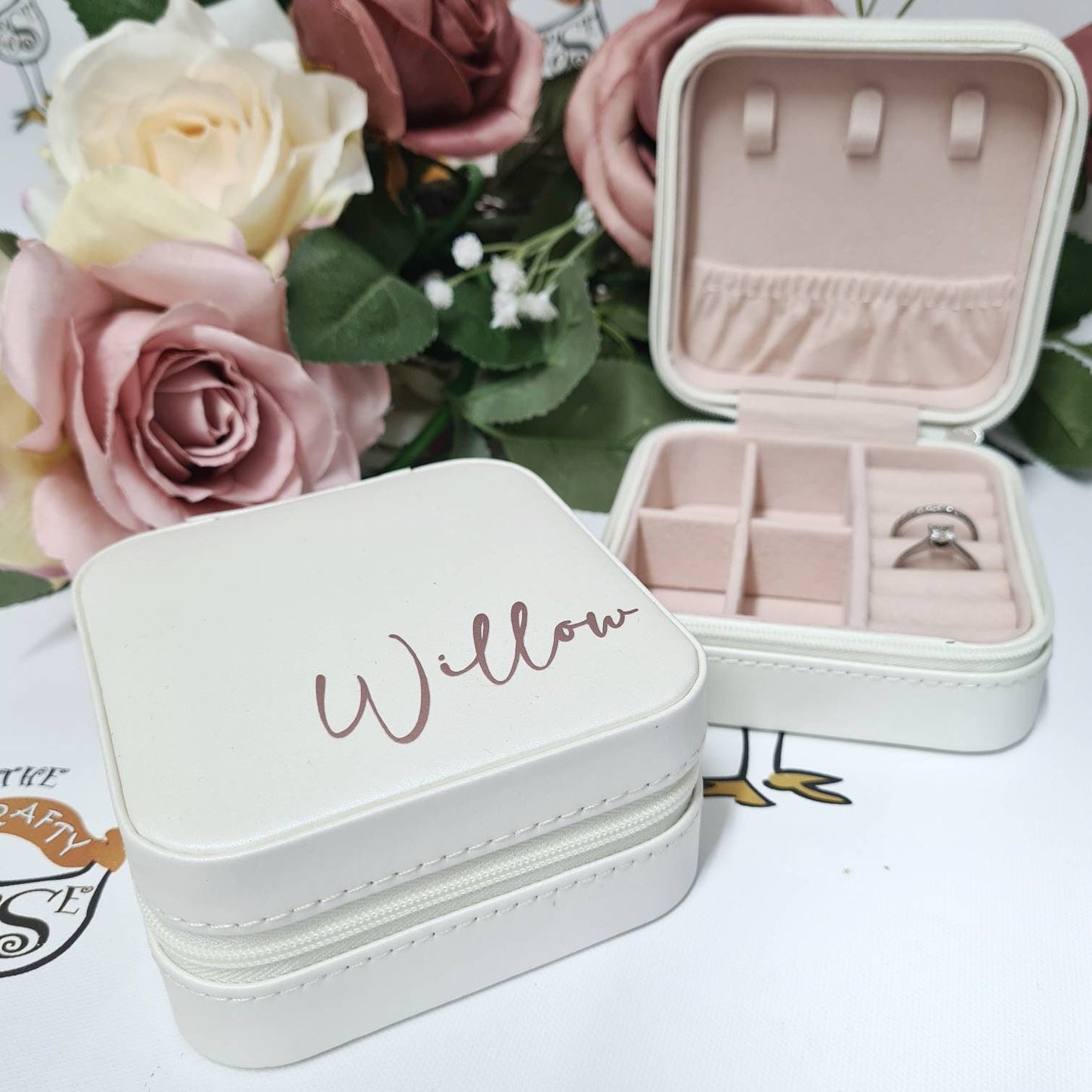 Personalised Travel Jewellery Box