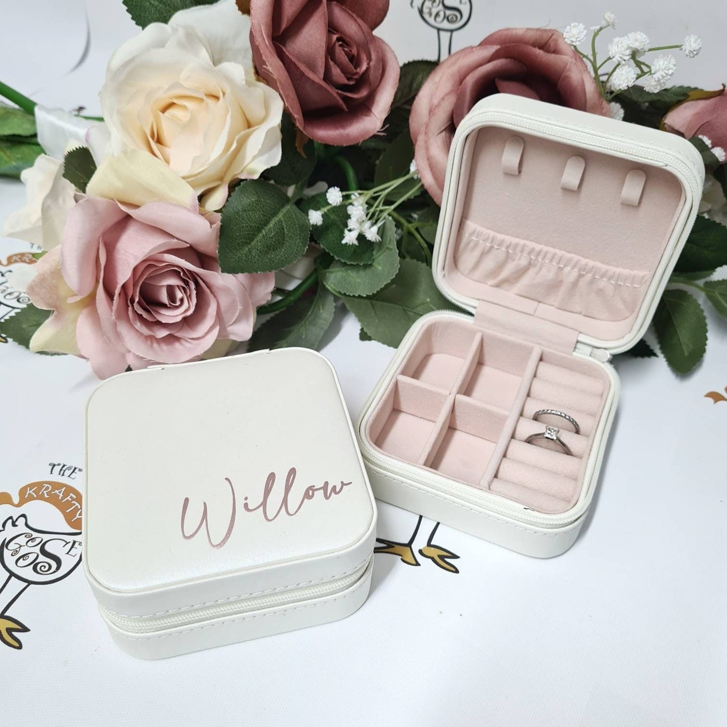 Personalised Travel Jewellery Box