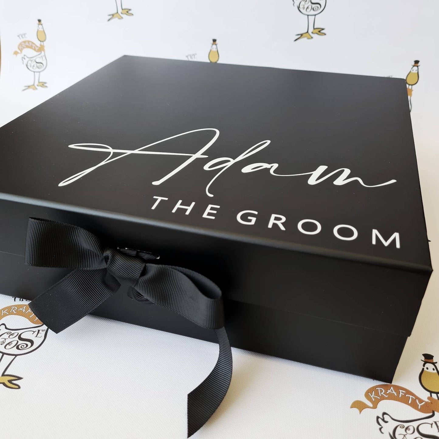 Groom Box - Black Magnetic