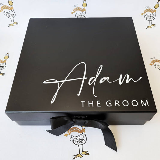 Groom Box - Black Magnetic