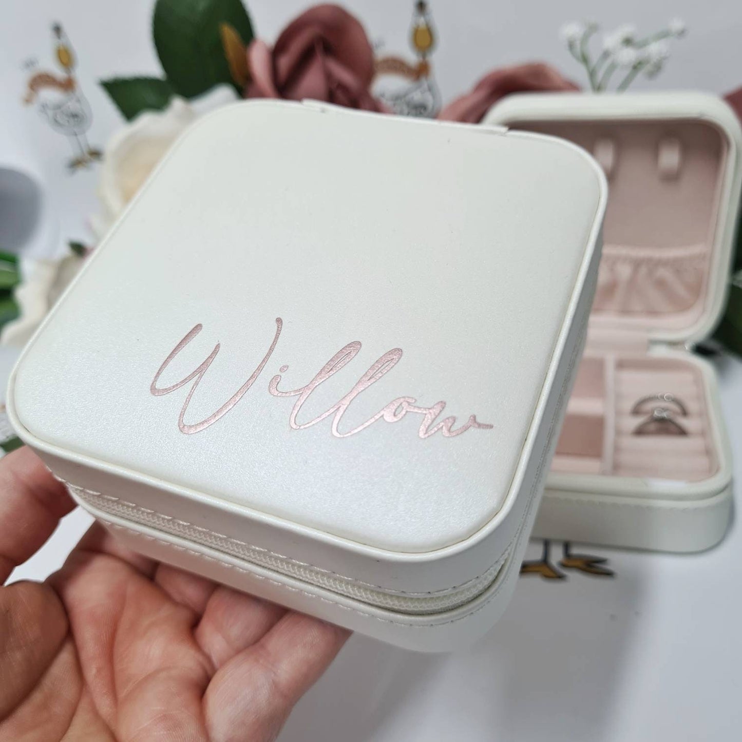 Personalised Travel Jewellery Box