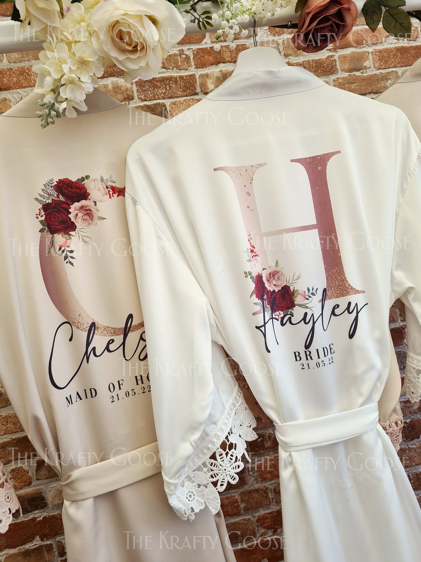 Personalised Robes / Gown - Feather Edge