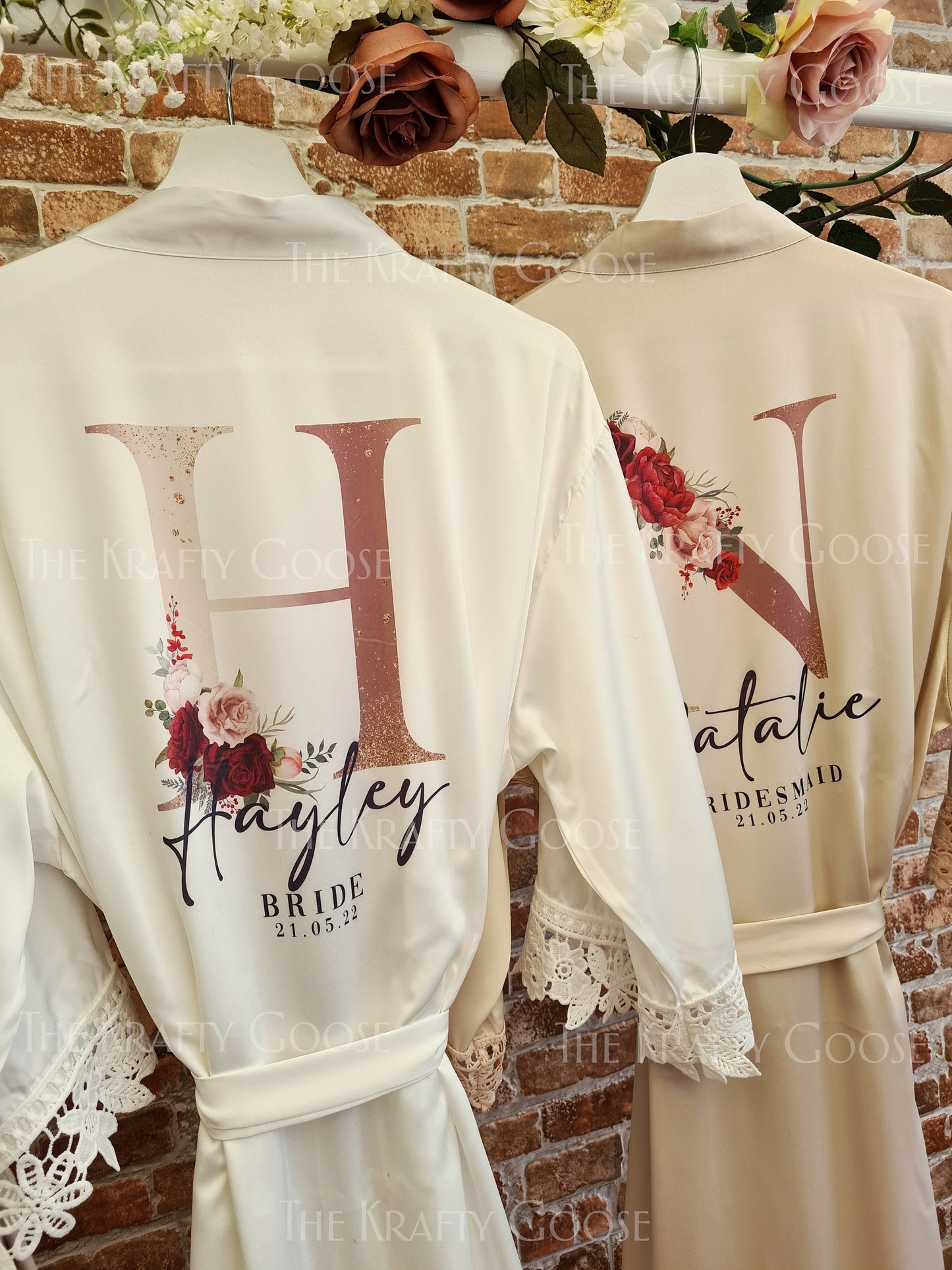 Personalised Robes / Gown - Feather Edge