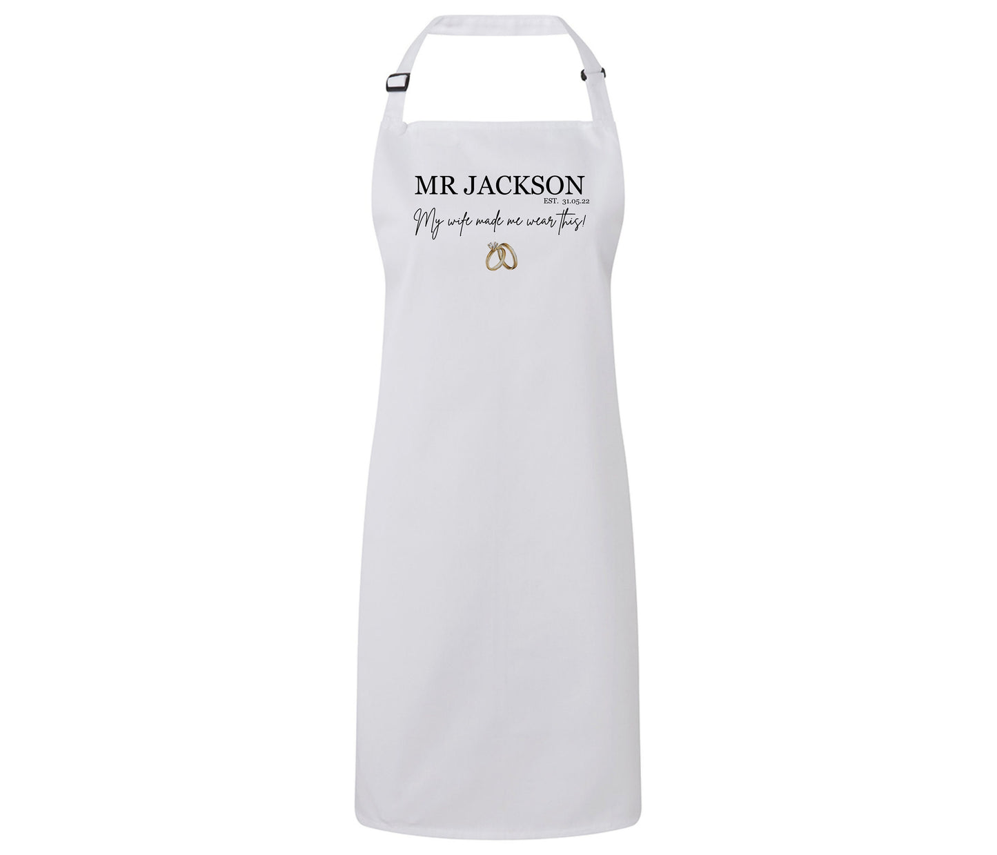 Personalised Wedding Aprons