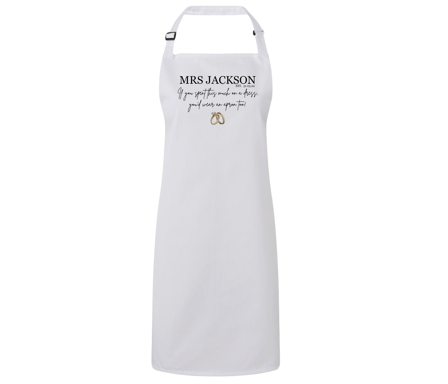 Personalised Wedding Aprons