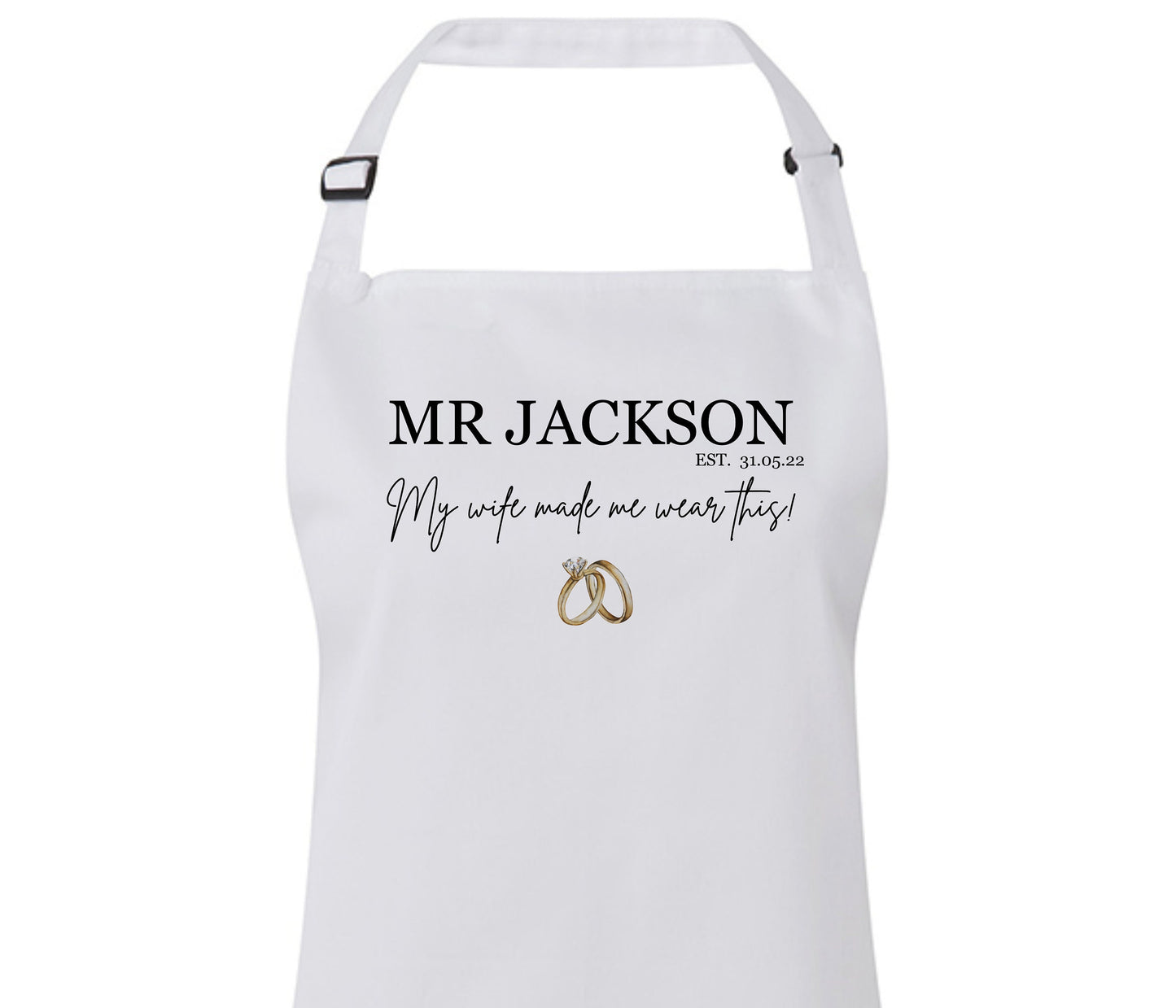 Personalised Wedding Aprons