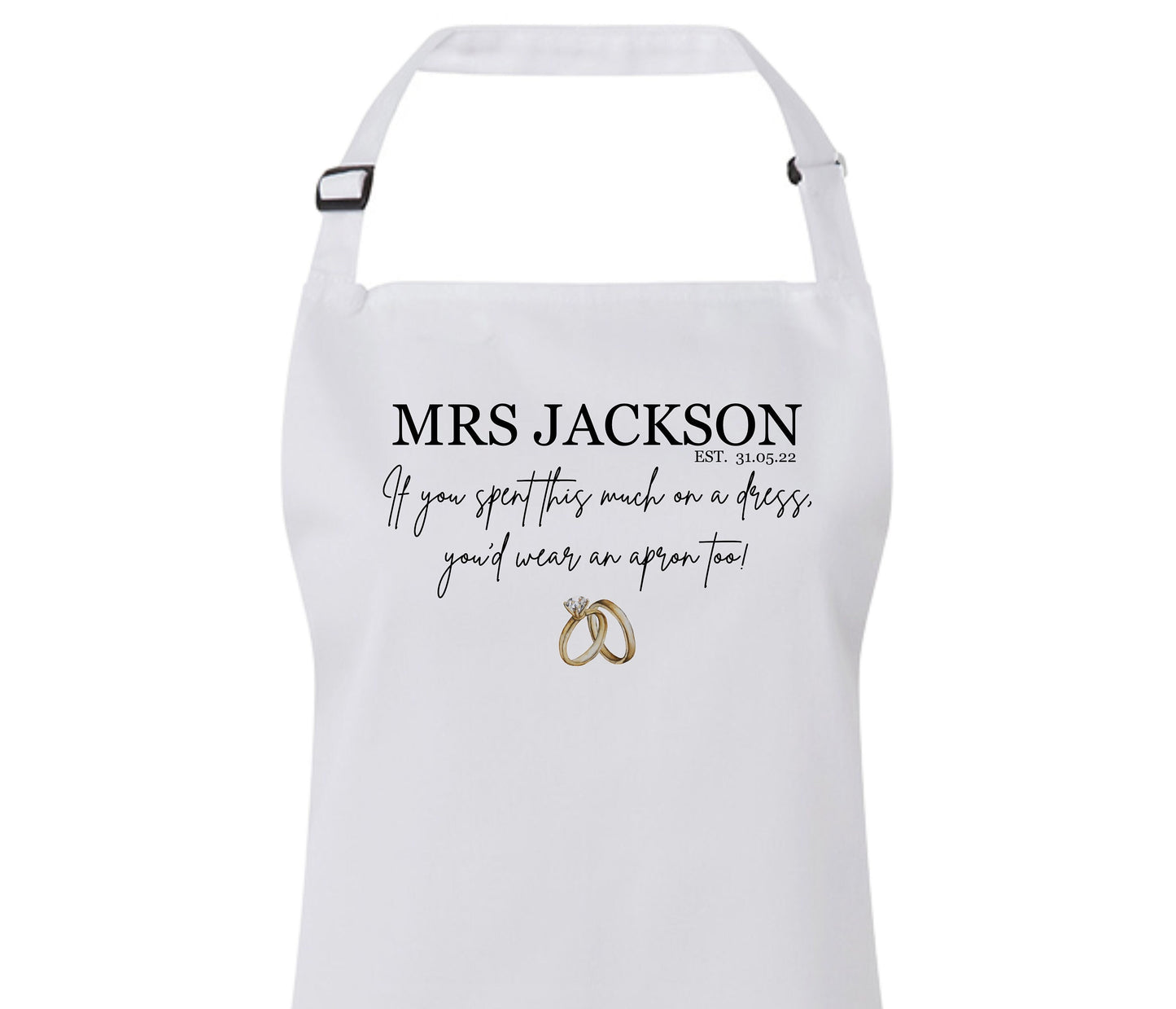 Personalised Wedding Aprons