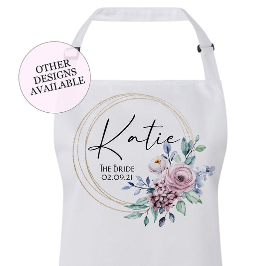 Wedding Apron - Floral Designs