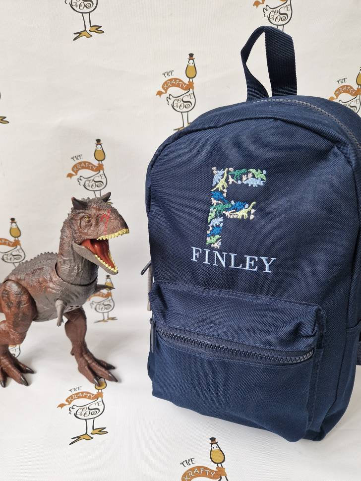 Dinosaur Initial Backpack