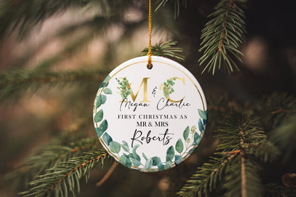 First Christmas as Mr and Mrs Ornament